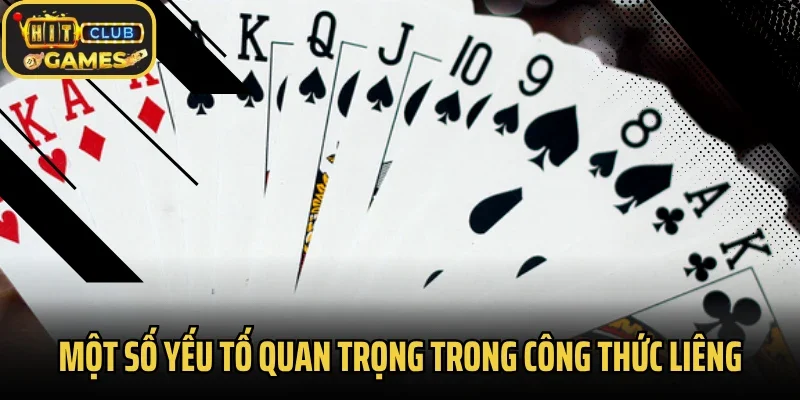 Một số yếu tố quan trọng trong công thức liêng